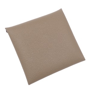 エルメス コインケース バスティア ヴォーエプソン グレー未使用 グレージュ  中古