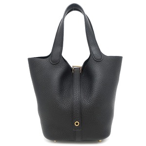 エルメス ハンドバッグ ピコタンロック PM トリヨンクレマンス ブラック 黒  中古