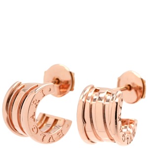 ブルガリ ピアス B-zero1 ビーゼロワン  K18PG ゴールド BVLGARI 750 18K PG  中古