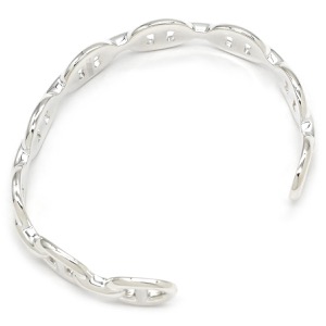 エルメス バングル シェーヌダンクル アンシェネ シルバー925 シルバー SH SV925 Ag925  中古