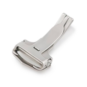 カルティエ 腕時計パーツ 純正 ステンレススチール シルバー 18mm幅対応 Dバックル ステンレス スチール フォールディング パーツ 替え 交換 予備 シルバー 銀  中古