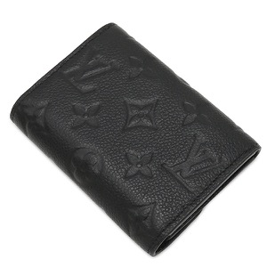 ルイヴィトン コインケース ポルトモネ ロザリ モノグラムアンプラント ブラック 黒 小銭入れ カードケース M81455 中古