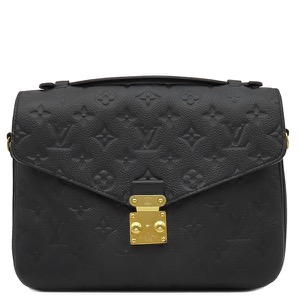 ルイヴィトン 2WAYバッグ ポシェット メティス MM モノグラムアンプラント ブラック 黒 ショルダーバッグ M41487 中古