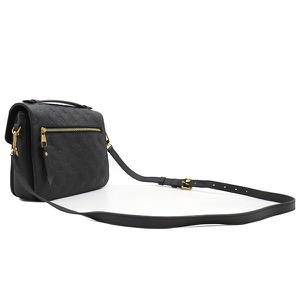 ルイヴィトン 2WAYバッグ ポシェット メティス MM モノグラムアンプラント ブラック 黒 ショルダーバッグ M41487 中古