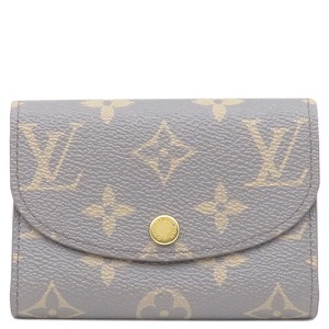ルイヴィトン コインケース ポルトモネ ロザリ モノグラムキャンバス グレー 小銭入れ カードケース M12367 中古