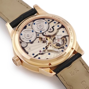 ジャガールクルト デュオメトル カンティエーム ルネール Q6042522 600.2.24.S OH済 K18PG無垢 手巻き