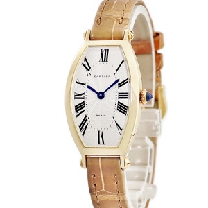 カルティエ トノー ウォッチ SM 89090043 K18YG無垢 トノウ ローマン ギヨシェ 手巻き