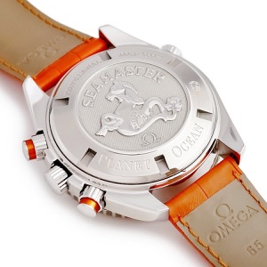オメガ シーマスター プラネットオーシャン 600 222.28.46.50.57.001 純正ダイヤ オレンジサファイア 自動巻き