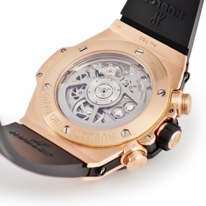 ウブロ ビッグバン ウニコ キングゴールド セラミック 411.OM.1180.RX K18KG×Ti スケルトン 自動巻き