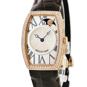 ブレゲ ヘリテージ レトログラード ムーンフェイズ 8861BR/11/386 D000 K18RG無垢 純正ダイヤ 自動巻き