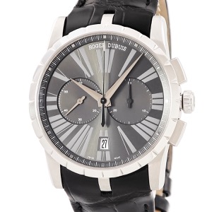 ロジェデュブイ エクスカリバー 42 クロノグラフ DBEX0387 グレー デイト スモールセコンド 自動巻き