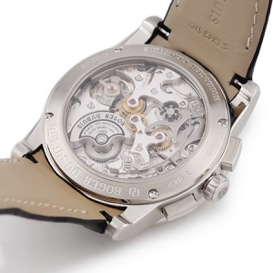 ロジェデュブイ エクスカリバー 42 クロノグラフ DBEX0387 グレー デイト スモールセコンド 自動巻き