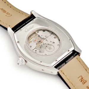 カルティエ トーチュ LM WA503851 K18WG無垢 純正ダイヤ トノウ ギヨシェ ローマン 青針 手巻き