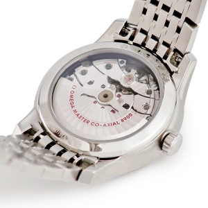 オメガ デ ヴィル アワービジョン コーアクシャル 433.10.41.21.02.001 シルバー デイト ローマン 自動巻き