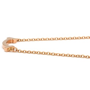 ティファニー ネックレス Tスマイル ミニ ペンダント K18PG ゴールド ピンクゴールド Au750 Tiffany T smile 62617721 中古