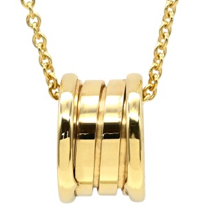 ブルガリ ネックレス ビーゼロワン ネックレス 旧型 K18YG ゴールド B-zero1 ペンダント イエローゴールド Au750 18K 18金 カネーテチェーン 中古