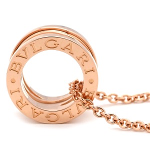 ブルガリ ネックレス ビーゼロワン レジェンド ネックレス K18PG ホワイト B-zero1 ペンダント 18K 750PG 白 セラミック 中古