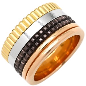 ブシュロン リング 指輪 キャトル クラシック ラージ K18YG ゴールド #T51(JP11) 750 18K ブラウンPVD JRG00257 中古