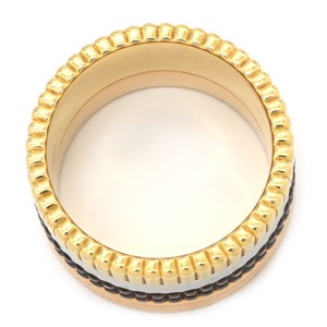 ブシュロン リング 指輪 キャトル クラシック ラージ K18YG ゴールド #T56(JP16) 750 18K ブラウンPVD JRG00257 中古