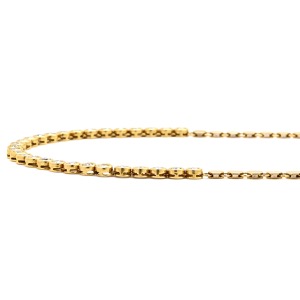 ネックレス ダイヤ ペンダント K18YG ゴールド Au750 18K 18金  インライン ベゼルセッティング 2.04ct  中古