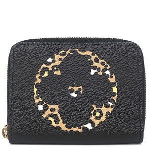 ルイヴィトン コインケース モノグラムジャングル ジッピーコインパース レザー ブラック 黒 黄色 アニマル柄 M67878 中古