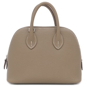 エルメス 2WAYバッグ ボリード1923 ミニ シェーブル グレー未使用 グレージュ ハンドバッグ ショルダー 中古