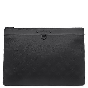 ルイヴィトン クラッチバッグ ポシェット ディスカバリー レザー ブラック 黒 セカンドバッグ M62903 中古