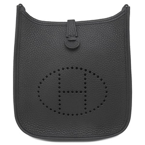 エルメス ショルダーバッグ エヴリンTPM トリヨンクレマンス ブラック 黒  中古