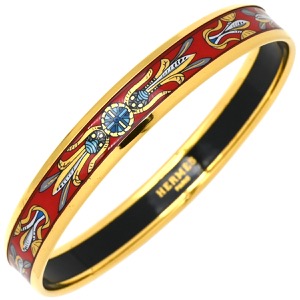 エルメス バングル エマイユ PM  GP マルチカラー ブレスレット 七宝  中古