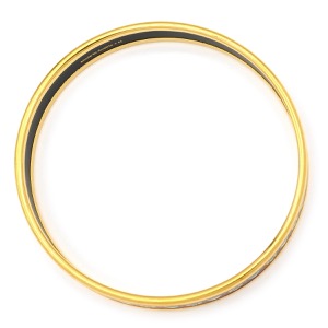 エルメス バングル エマイユ PM  GP マルチカラー 花柄 ブレスレット 七宝  中古