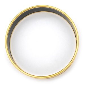 エルメス バングル エマイユ GM GP マルチカラー ローズ 馬 馬装具 タッセル  中古