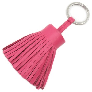 エルメス キーリング カルメン ラムスキン ピンク 中古