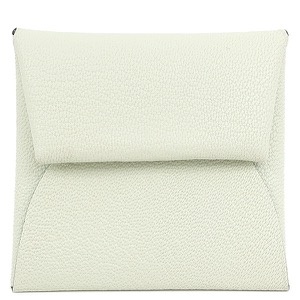 エルメス コインケース バスティア ヴェルソ シェーブル グリーン 薄緑 中古