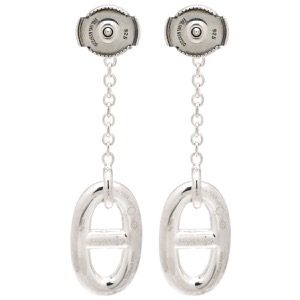 エルメス ピアス ファランドール MM シルバー925 シルバー シェーヌダンクル AG925 中古