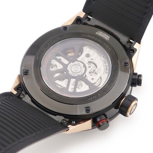 タグホイヤー カレラ ホイヤー02 クロノグラフ CBG2A50.FC6450 K18RG×SS デイト スモセコ スケルトン 自動巻き