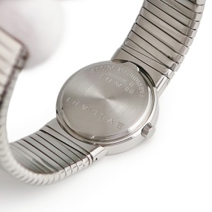 ブルガリ ブルガリブルガリ トゥボガス BB262TS ブラック ブレスレット 純正ダイヤ 4P 4石 4粒 クオーツ