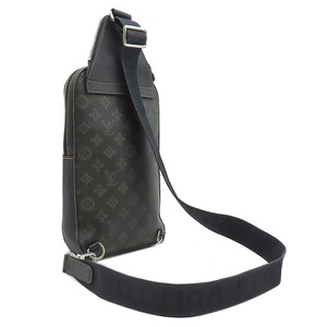 ルイヴィトン ボディバッグ アヴェニュー スリングバッグ レザー ブラック 黒 緑 紺 LVフォールコレクション M46344 中古