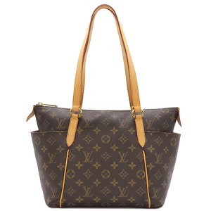 ルイヴィトン トートバッグ トータリー PM モノグラムキャンバス ブラウン 茶 ショルダー 肩掛け 旧型  M56689 中古