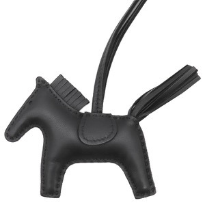 エルメス バッグチャーム ロデオPM アニョーミロ ブラック 黒 ソーブラック  中古