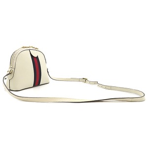 グッチ ショルダーバッグ オフィディア スモール ショルダーバッグ レザー ブラウン 紺 赤 白 GG 499621 中古