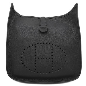 エルメス ショルダーバッグ エヴリン3 PM トリヨンクレマンス ブラック 黒 中古