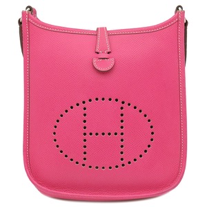 エルメス ショルダーバッグ エヴリンTPM ヴォーエプソン ピンク 中古