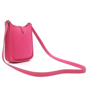 エルメス ショルダーバッグ エヴリンTPM ヴォーエプソン ピンク 中古