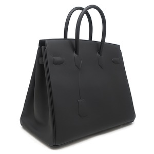 エルメス ハンドバッグ シャドーバーキン35 ヴォースイフト ブラック 黒  中古