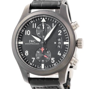 IWC パイロットウォッチ クロノグラフ トップガン IW388001 ブラック デイデイト 限定 自動巻き