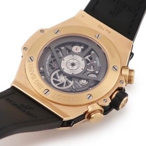 ウブロ ビッグバン ウニコ キングゴールド レインボー 411.OX.9910.LR.0999 K18KG無垢 マルチカラー 自動巻き