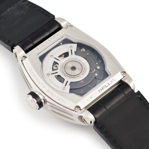 クストス リベル ツインタイム CVT-RB-TW-T スケルトン ブラック トノー 自動巻き