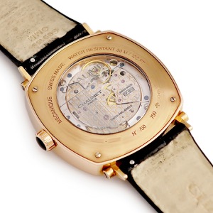 ショーメ ダンディ パワーリザーブインジケーター W11884-25B K18PG無垢 ブラック デイト 限定 手巻き