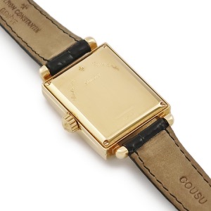 ヴァシュロン・コンスタンタン キャビノチェ 19501 K18YG無垢 純正ダイヤ 角型 ヴィンテージ 手巻き