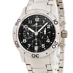 ブレゲ タイプXX トランスアトランティック チタニウム 3820TI/K2/TW9 ブラック デイト 回転ベゼル 自動巻き